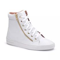 119 Tenis Vegano Bawmi Cano curto Feminino Preto com Ziper longo 119 Tenis Vegano Bawmi Cano curto Feminino Preto com Ziper longo