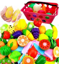 11pç Comidinha De Brinquedo Frutas E Legume Infantil C/ Velc - UNOTOYS