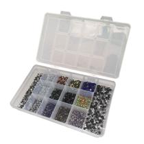 12.200 Strass Vidro Cristal Hotfix Termocolante 2,3,4,5,6mm