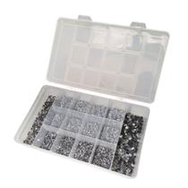 12.200 Strass Vidro Cristal Hotfix Termocolante 2,3,4,5,6mm