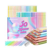 12/24/50/72 Macaron Pastel Lápis de cor profissional Soft Core para esboçar sombreamento 12/24/50/72 Macaron Pastel Lápis de cor profissional Soft Core para esboçar sombreamento