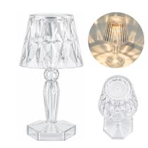 12 Abajur Cristal Led Sem Fio Para Mesa Moderna 12 Abajur Cristal Led Sem Fio Para Mesa Moderna