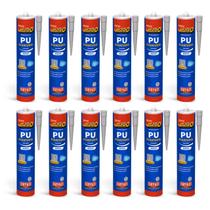 12 Adesivo Selante Pu 360g Fixa Tudo Branco Cola Metal Mármore Vidro Azulejo Granito Concreto Gesso 12 Adesivo Selante Pu 360g Fixa Tudo Branco Cola Metal Mármore Vidro Azulejo Granito Concreto Gesso