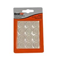 12 Adesivos Protetor Anti Impacto Silicone Multiuso 1,8cm