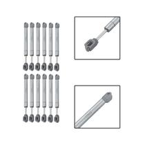 12 Amortecedor Inverso Porta Armário Pistão Gás 120N Até 12Kg