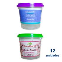 12 Antimofo Secar Ambiente Grande Desumidificador Forte Evita Mofo Lavanda Neutro 130g - Envio Já