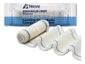 12 Atadura Neve 20cm Crepe Faixa Grande 1,80m 13 Fios
