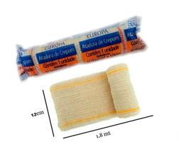 12 Ataduras Crepom Crepe 12cm X 1,8mts 13 Fios Marca Europa