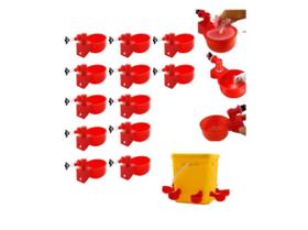 12 Bebedouro Automático Aves Frangos Pintos Galinhas BAG12 12 Bebedouro Automático Aves Frangos Pintos Galinhas BAG12