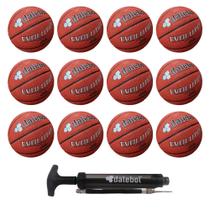 12 Bolas Basketball Dalebol Evolution Atacado + Bomba Inflar