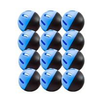 12 Bolas De Treino De Beisebol Perfuradas De 2,91 Polegadas Para Prática Ao Ar Livre (EVAVoid Hole
