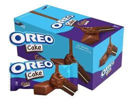 12 bolo de oreo com cobertura chocolate caixa 288g - cadbury