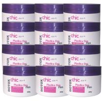 12 Botox Plastica dos Fios Alisamento e Redutor de Volume Capilar Chichair