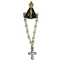 12 Bottons de NSra Aparecida com Mini Terço 12 Bottons de NSra Aparecida com Mini Terço