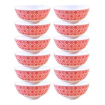 12 Bowl Tigela em Melamina Estampada Sobremesa Cozinha 500ml 12 Bowl Tigela em Melamina Estampada Sobremesa Cozinha 500ml
