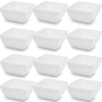 12 Bowl Tigela Quadrada 560ml Luxo Sobremesa Petiscos 12 Bowl Tigela Quadrada 560ml Luxo Sobremesa Petiscos