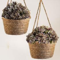 12 buques flores artificiais mini hortênsia artificial decorativa p guirlanda cestas preço atacado