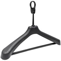 12 Cabides de Roupa para Hotel Antifurto Organizador Social Reforçado Adulto Plástico Preto 12 Cabides de Roupa para Hotel Antifurto Organizador Social Reforçado Adulto Plástico Preto