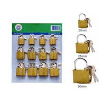12 Cadeados Com Variação de Tamanho 20, 25, 30mm Janelas, Portas Oferta