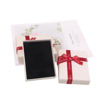 12 Caixas De Presente Para Joias, Retangulares De Papelão Com Esponja Interna Para Anel, Colar,