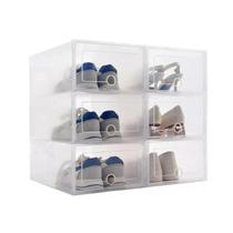12 Caixas Organizador De Plástico Para Sapato Tênis AM-3002-12 - Amigold