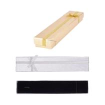 12 Caixas Retangulares De Papelão Para Joias De 8,26 Polegadas Com Esponja Para Colares, Pulseiras,