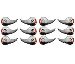 12 Calotinha Calota Rodoar Top Line Refletivo Roda Caminhao Rodo Ar