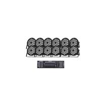 12 Canhao Refletor 18 Leds Rgbw 12w Quadriled Mesa Dmx