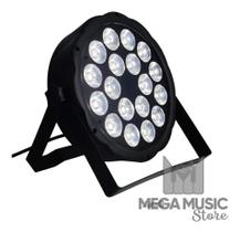 12 Canhão Refletor Par Led Slim 18 Leds 12w Rgbw Dmx Quadrileds - SHOWTECH