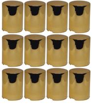 12 Capa De Porca Boliviana Dourada Cromada 21mm 22mm