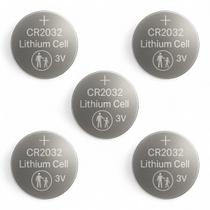 12 Cartela Bateria Lithium Botão Cr2032 Alcalina 60 Unidades
