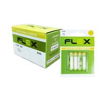12 Cartelas com 48 Pilhas AAA(Palito) Zinco - Flex