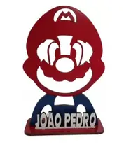 12 Centros de Mesa Mario Personalizado Festa Aniversário 12 Centros de Mesa Mario Personalizado Festa Aniversário