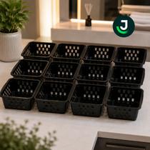 12 Cestinhas Organizadoras Pequenas Para Armários E Gavetas 12 Cestinhas Organizadoras Pequenas Para Armários E Gavetas