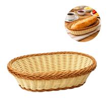 12 Cestos Plástico 24 cm Para Pão Utilidades Domésticas 12 Cestos Plástico 24 cm Para Pão Utilidades Domésticas