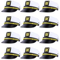 12 Chapéus de Marinheiro Ajustáveis Captain Hats Olgaa - Unissex