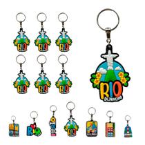 12 Chaveiros Souvenir Turismo Cristo Redentor Rio de Janeiro