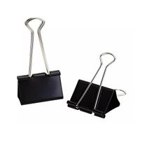 12 Clips Prendedor Grampo Binder De Papel Documentos 2,5cm