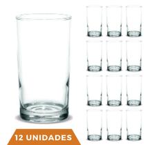 12 Copos Brooklyn 330ml Agua Vidro Transparente Suco Nadir 12 Copos Brooklyn 330ml Agua Vidro Transparente Suco Nadir