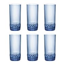 12 Copos Cristal Água 490 Ml ul America 20S Bormioli Rocco