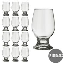 12 Copos Paulista 250ml Nadir Vidro Transparente Drinks Luxo