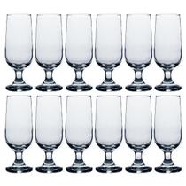 12 Copos Taça Chopp Vidro 300ml Cerveja Hannover Casa Linda