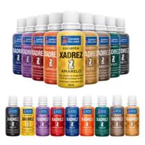 12 Corante Pigmento Liquido para Tinta Xadrez 50ml