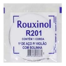 12 Cordas Avulsas Rouxinol 1ª Violão Aço R201 Acabamento Bolinha