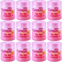 12 Creme Hidratante Pé Mãos Rachadura Sebo De Carneiro 200g