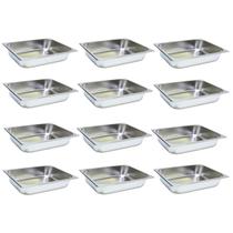 12 Cuba Gastronomica Inox 1/2x65 Gn Buffet Cozinha Restaura