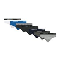 12 Cuecas Adulto Modelo Slip Com Elástico De 30 MM Básica Em Algodão Selene Masculina