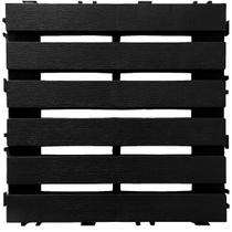 12 deck modular plastico textura madeira 30x30x2,5 cm maxx premium