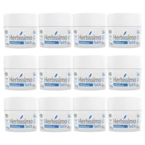 12 Desodorante Creme Herbissimo Talco Antitranspirante 55G