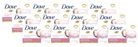 12 Dove sabão em barra leite de coco e pétalas de jasmin 90g